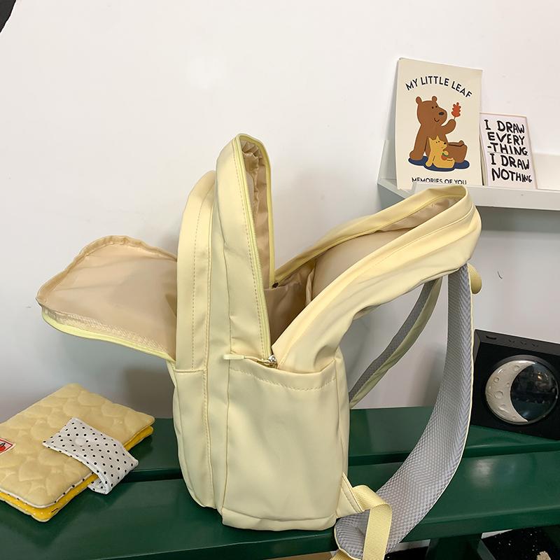 College Style Backpack Large Capacity Letter Printed Backpack Campus Student School Bag