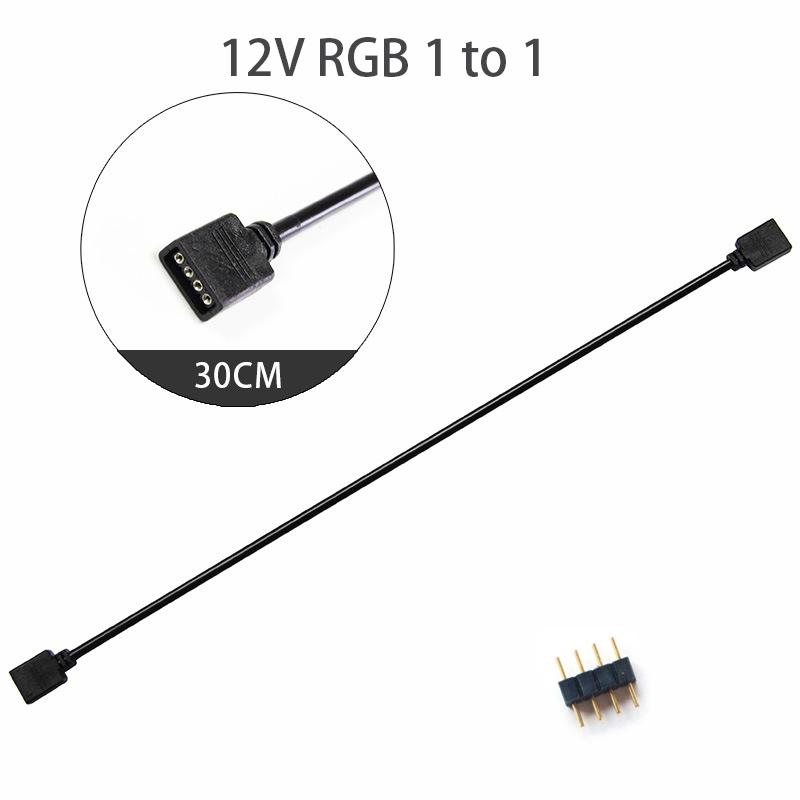 Sync Motherboard Cable 4PIN 12V RGB 3PIN 5V ARGB 1 to 2/1 to 3/1 to 4/1to 5 Extension line