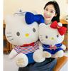 Adorable Navy Hello Kitty Plush Doll Soft Toy For Girls Cute Collectible Gift 40cm To 80cm Sizes