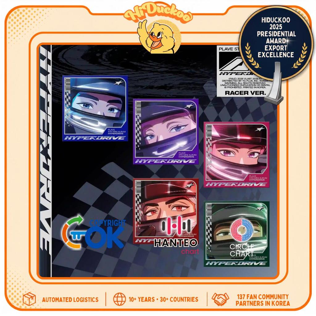 PLAVE 5th Mini Album - HYPERDRIVE (RANDOM Towel Ver.)