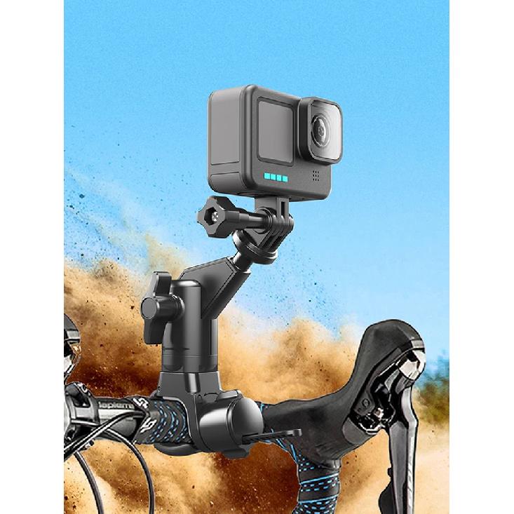 Handlebar Mount Bracket 360 Rotating Motorcycle Bike Camera Holder for Insta360 DJI Action Camera