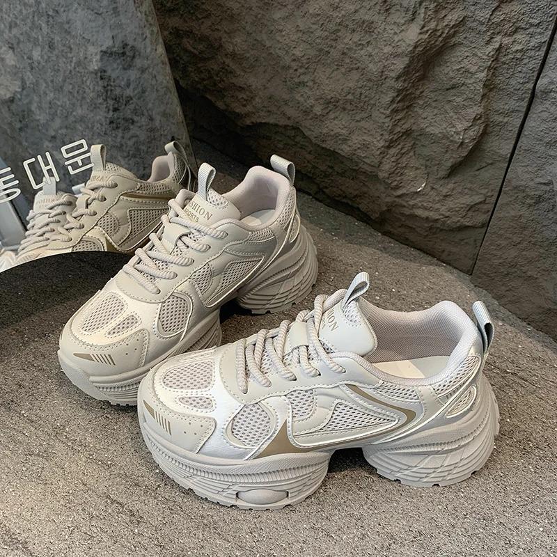 New Women's Casual Shoes Women Breathable Fashion Vulcanize Woman Sneakers Sport Walking Running Platform Flats Shoes