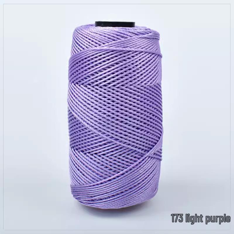 Chunky Wool & Ice Silk 3-Ply Yarn for DIY Crochet: Hand-Knitted Bag, Summer Hat, Shoes, and Seat Cushion