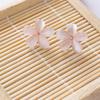 Women Stylish Pure White Flower Ear Stud