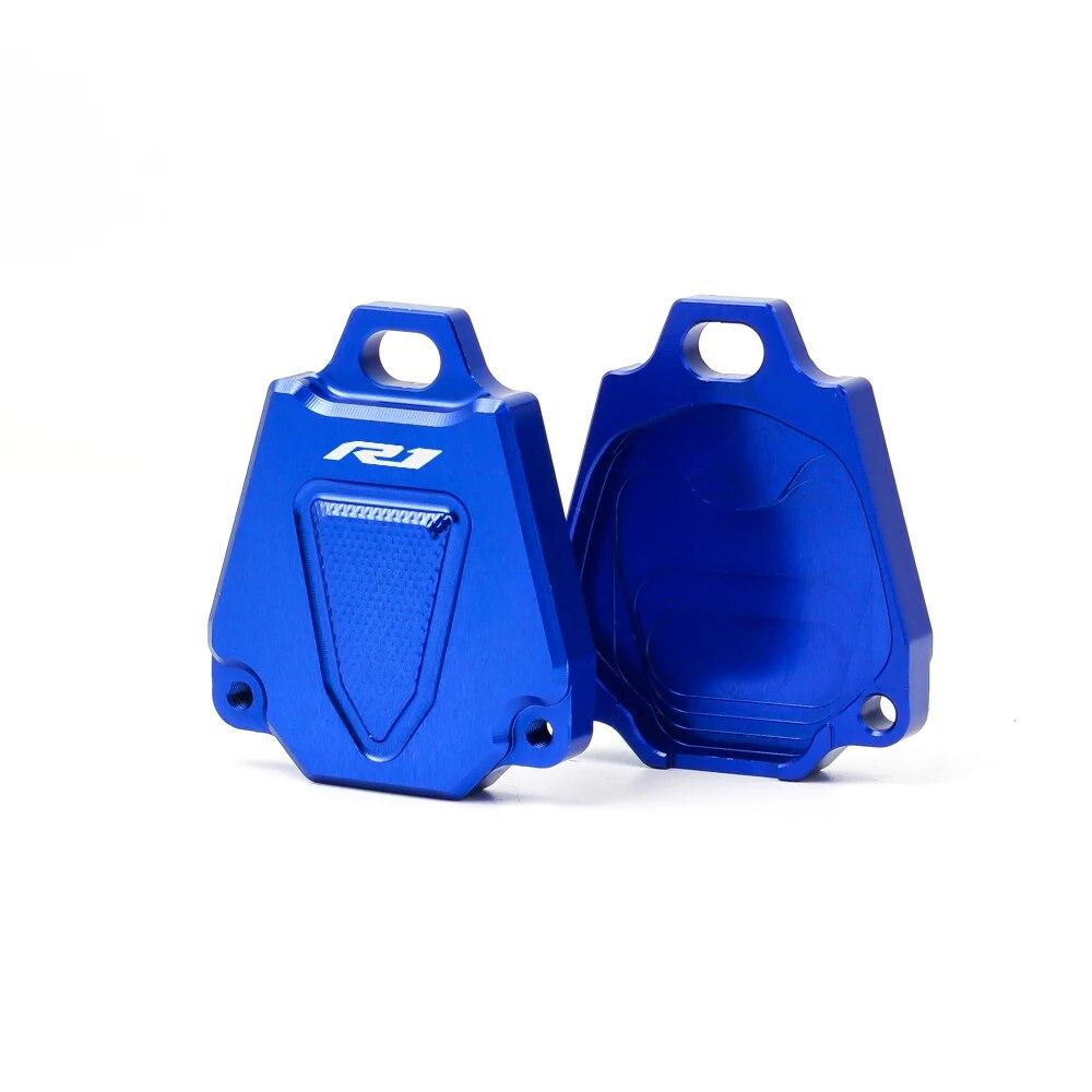 Hot Deals Motorcycle CNC Key Cover Cap Creative Products Keys Case Shell For YAMAHA YZFR1 YZF-R1 YZF R1 2006-