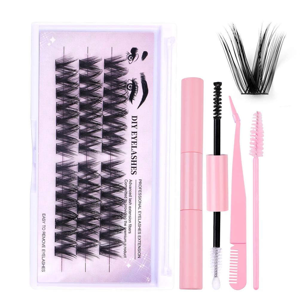 Diy Single Cluster D Curved Hair False Eyelashes Dense Natural Segmented Grafted Eyelashes