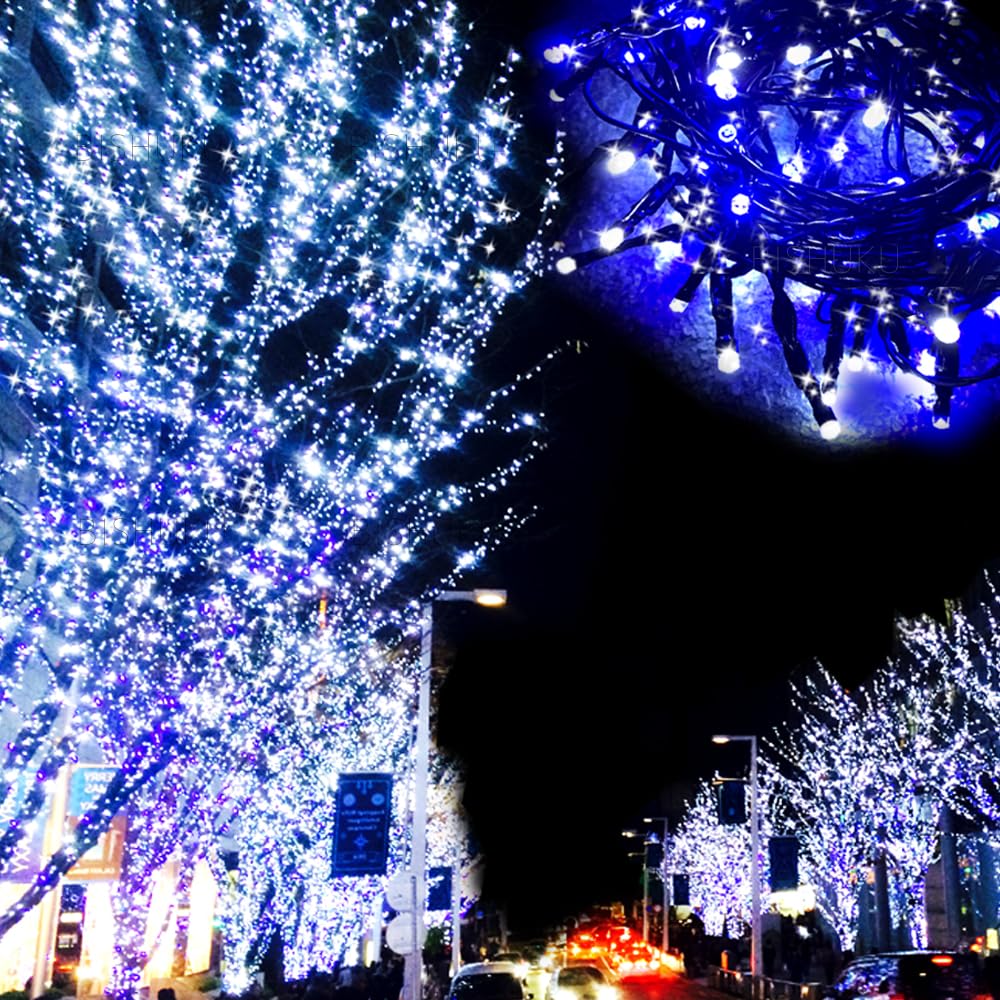 

200 Уличный 8 Режимов Память Примерно PSE [6-месячная гарантия] [Синий и Белый] Высокая Яркость, Водонепроницаемый, Соединяемый, Энергосберегающий, Светодиоды,