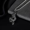 Vintage Men'S Stainless Steel Dragon Necklace Punk Hip Hop Necklaces For Men Stainless Steel Jewelry Party Anniversary Gift