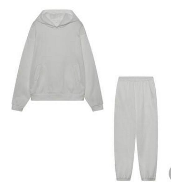 Europäischer & Amerikanischer Lässiger Damen-Sweatshirt- und Hosen-Set mit Verdickten Langärmeln