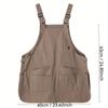 Artistic Creation Apron With Multiple Pockets Adjustable Reversible Home Kitchen Baking Coffee Shop Library Dining And Work Wear