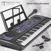 61-Key Beginner Electronic Keyboard with Microphone - Multifunctional Electric Piano for Children