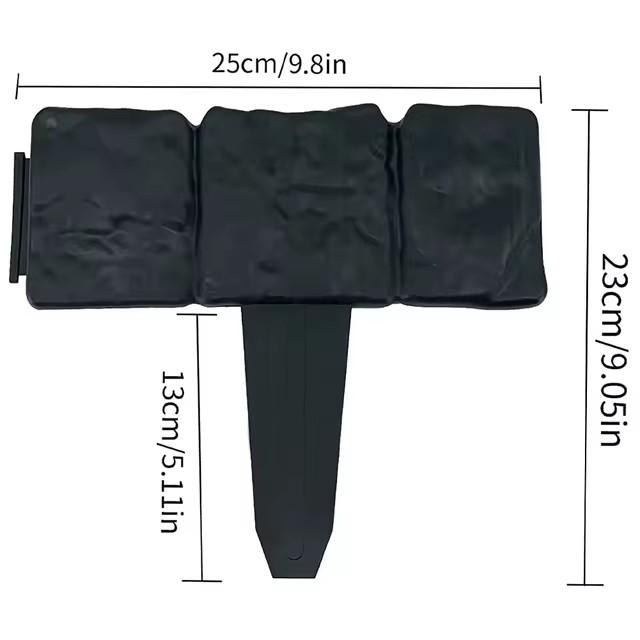 

10/4 шт., садовый искусственный камень, съемный пластиковый забор, разделитель, антикоррозионный вставной забор, декор для сада с травой C-10PCS