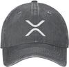 Xrp Ripple? Hat Fashion Cowboy Baseball Hats Black Sunhat Dad Cap For Men Women