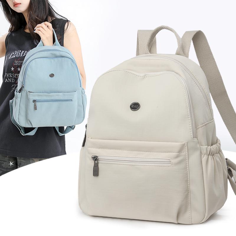 Student Schoolbag Women's Commuter Backpack Water-Repellent Nylon Bag Travel Backpack