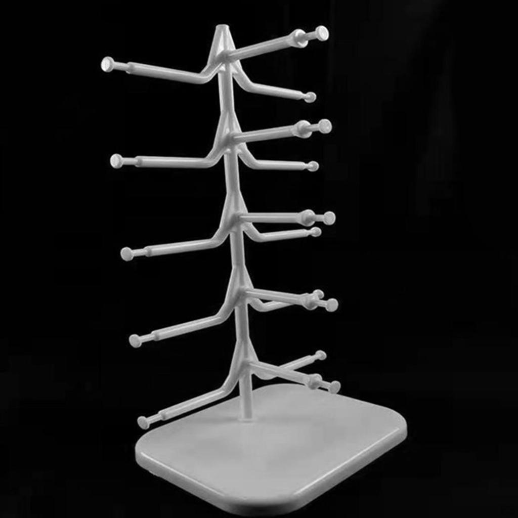 Five-Layer Sunglasses Display Rack Eyeglass Glasses Stand Holder with Good Portability, Can Hold 5