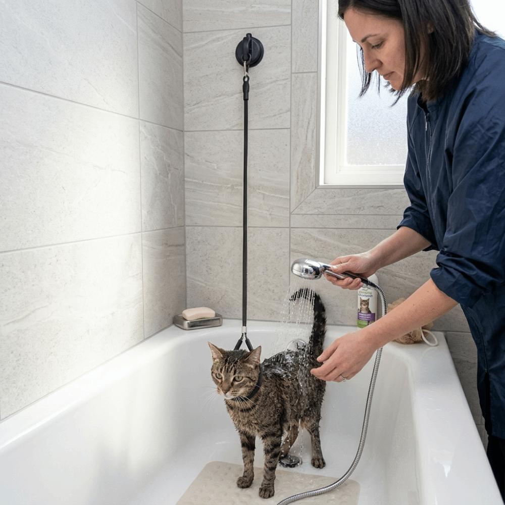 Anti Movement Pet Bath Holder Professional Grooming Restraint Leash Dog Bathing Fixer  Dog Grooming