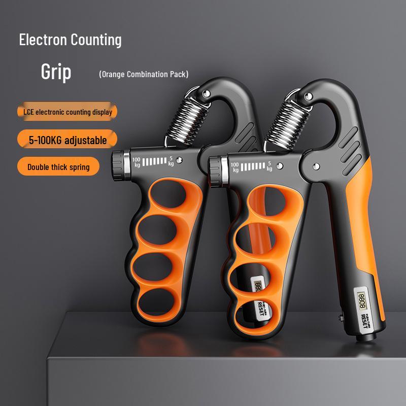 Electronic Counting Adjustable Hand Gripper for Men & Women - Fitness & Muscle Strength Trainer