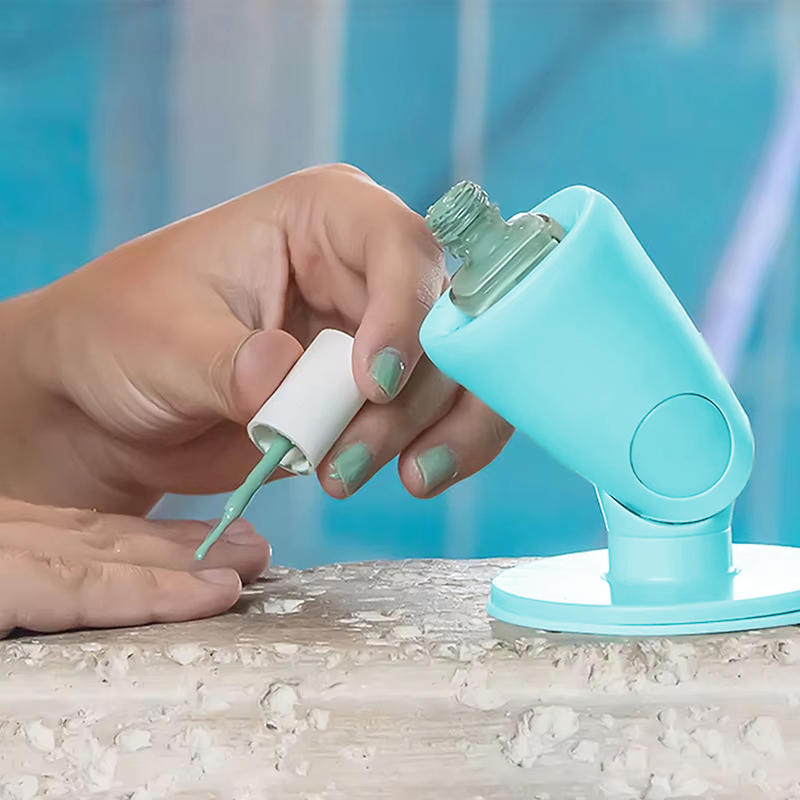 Silikonowy uchwyt na lakier do paznokci stojak na butelkę z lakierem do paznokci DIY Salon lakier do paznokci stojak na butelkę narzędzia do paznokci akcesoria