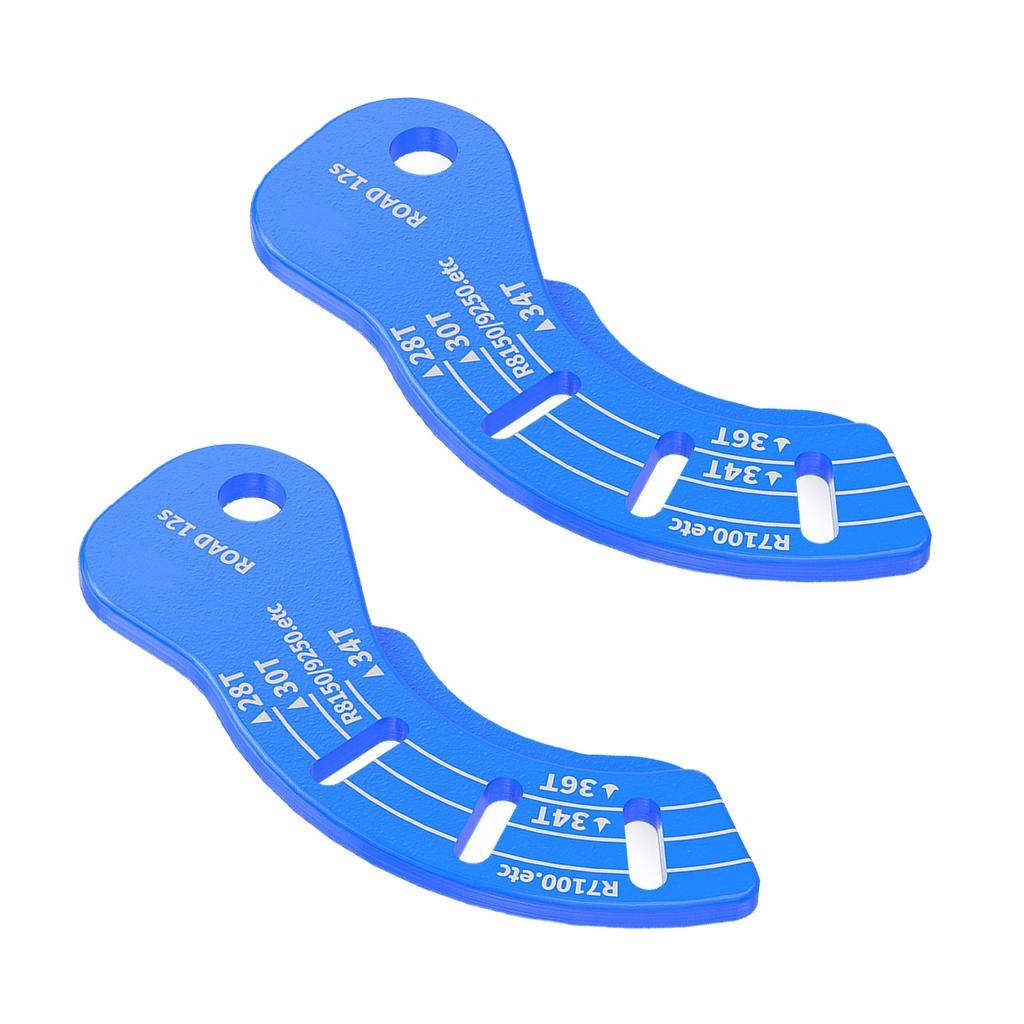 Road Bike Rear Derailleur Adjuster Chain Gaps Adjustment Gauge Tool for Bicycles Cycling Bike Tool Maintenance Shop Tool