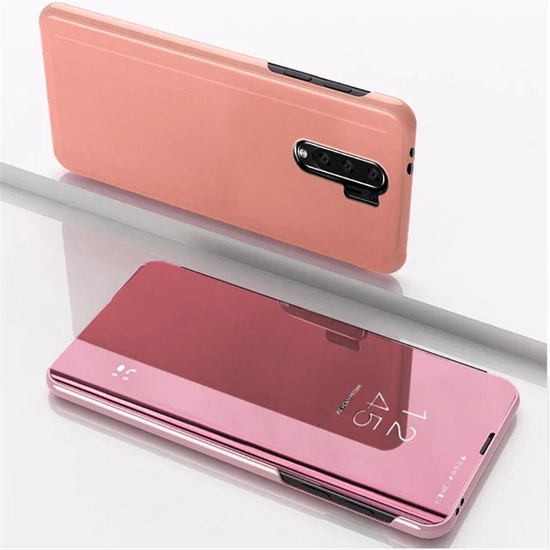 Luxury Clear Mirror Flip Leather Case For Xiaomi Redmi Note 13 Note13 Pro Plus RedMi 13C POCO X6 Pro 5G 4G Shockproof Stand Holder Book Cover