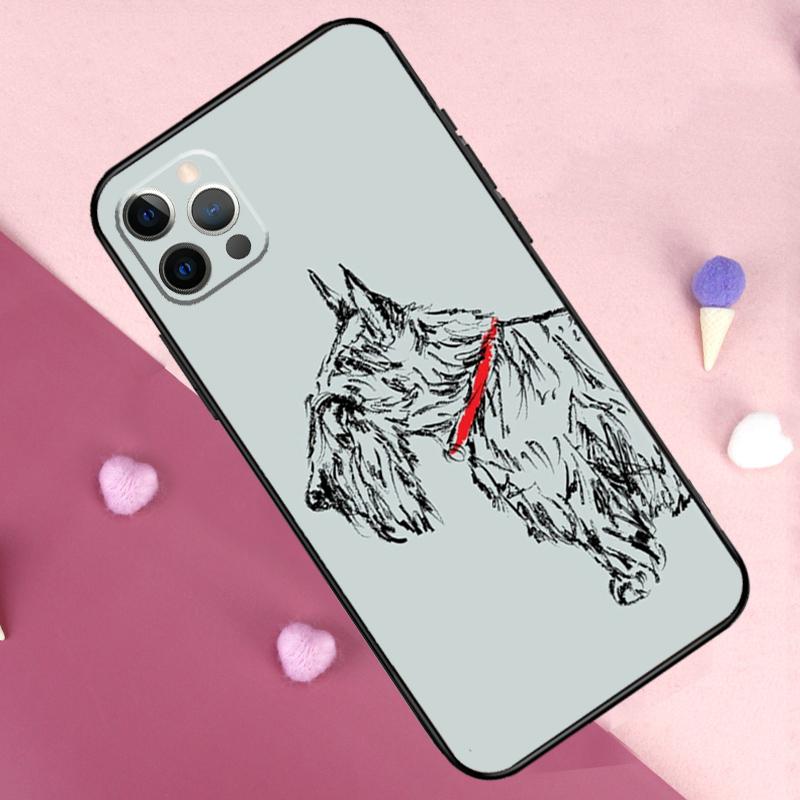Westie Scottie Scottish Terrier Phone Case For iPhone 13 14 15 16 Pro Max Plus 11 12 Pro Max 7 8 X XS XR 12 13 Mini Cover