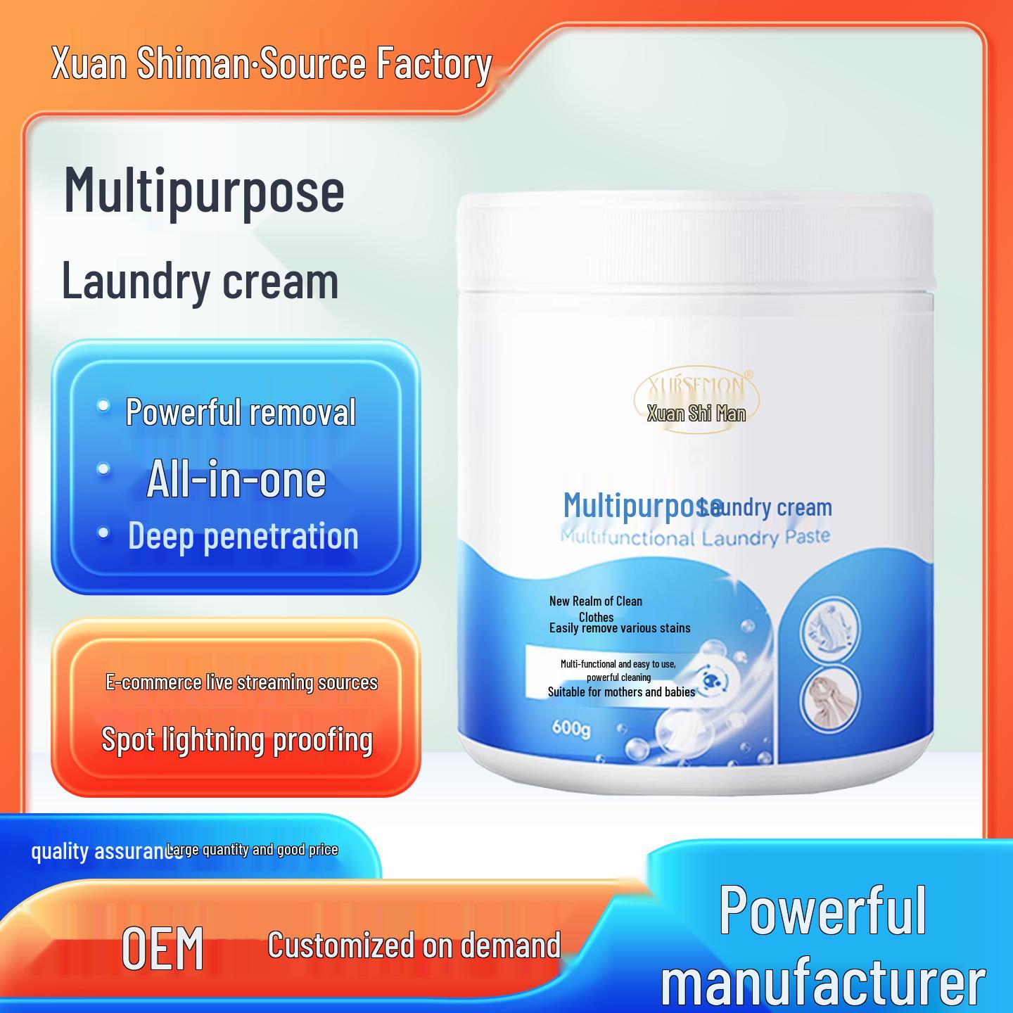 Multi-Functional Laundry & Shoe Cleaning Paste - Stain Remover & Whitener Standard Size