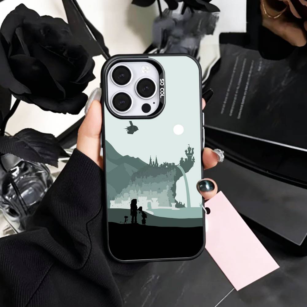 Fantasy D-Disenchantment   Phone Case For iPhone17,16,15,14,13,12,11 Plus,Pro Max Colored Silver Plated Inside Cover
