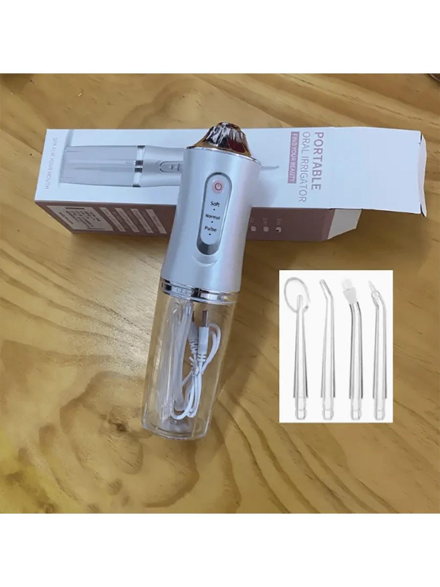 

2025 New Electric Water Floss Intelligent Chip Precise Pressure Control 360 Degree Rotating Nozzle Tooth Cleaning Device белый