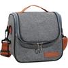 Insulated Lunch Bag for Women Men Kids, Leakproof Cooler Lunch Box Reusable Tote with Adjustable Shoulder Strap for Office School Beach Travel
