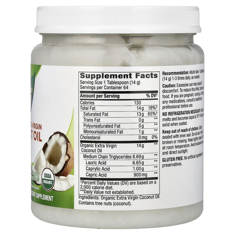 Organic Extra Virgin Coconut Oil, 32 Oz (907 G)