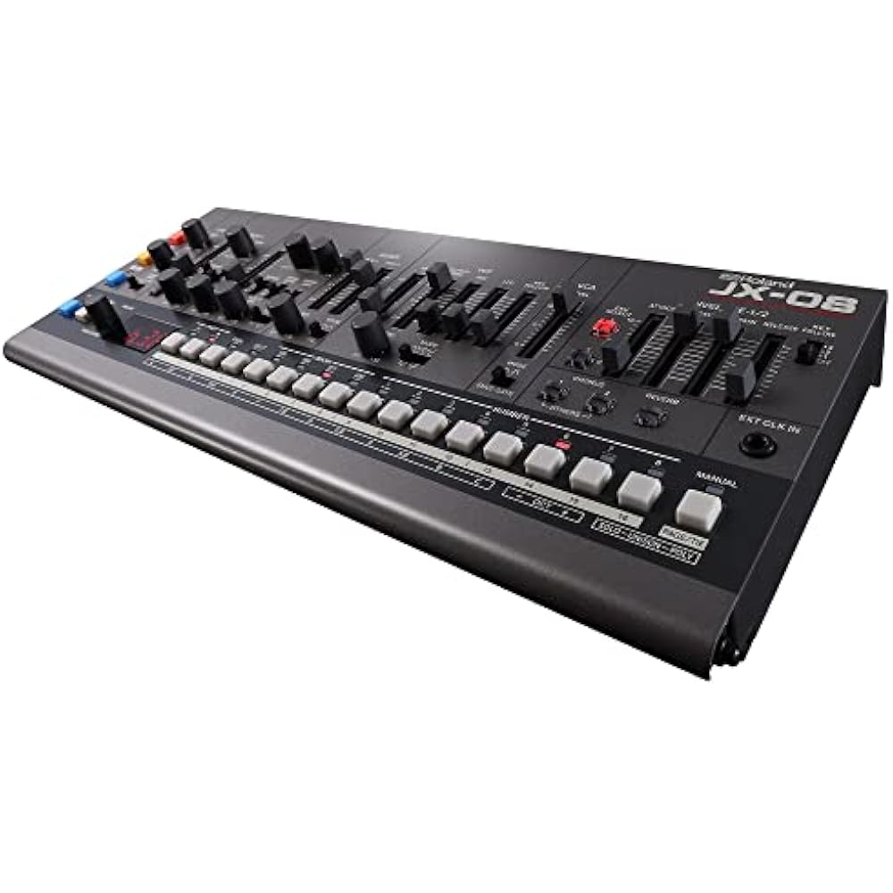 

Roland ROLAND synthesizer JX-08 realistically reproduces JX-8P sound, equipped with a battery-pow...