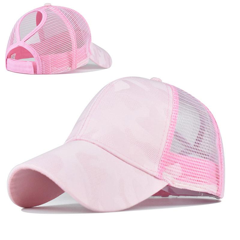 

Креативная новая кепка, женская камуфляжная бейсболка с хвостиком, повседневная шляпа на открытом воздухе Adjustable