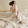 New 3D Shaped Jacquard Blanket Lamb Fleece Coral Fleece Double Sided Blankets Autumn Winter Seasons Warm Comfortable Nap Quilt