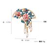 Flower brooch autumn and winter fashion brooch niche high-end design sense pin temperament accessories