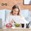 Dental Bib Clip Napkin Holder Reusable Kids Adults Elderly Colorful Elastic Spring Double-end Metal Clip Dentist Bib Holder Neck Strap