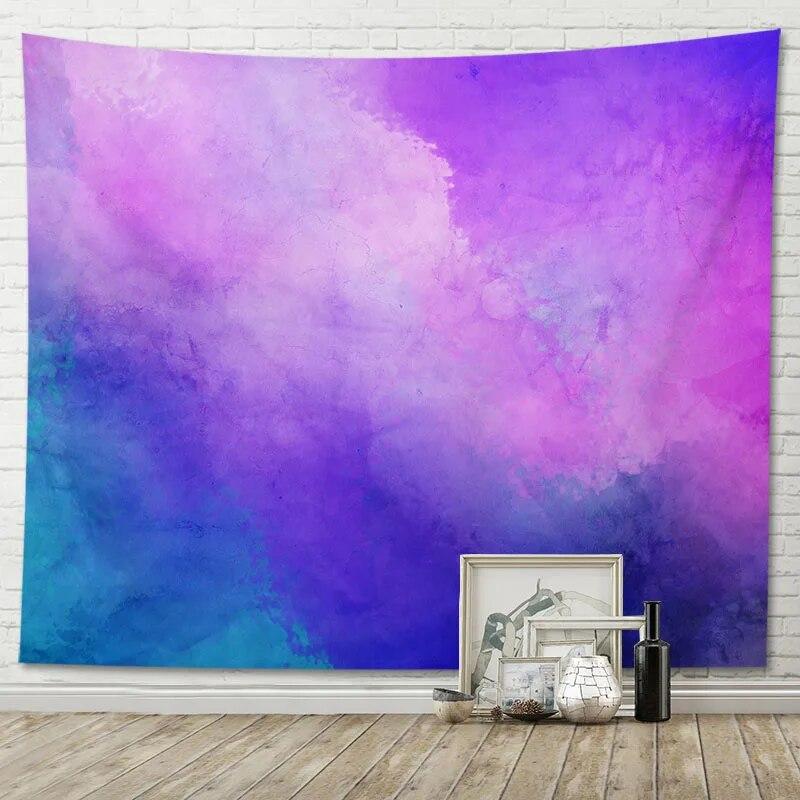Tapestry Gradient Watercolor Background Home Living Room Decoration Hanging Cloth