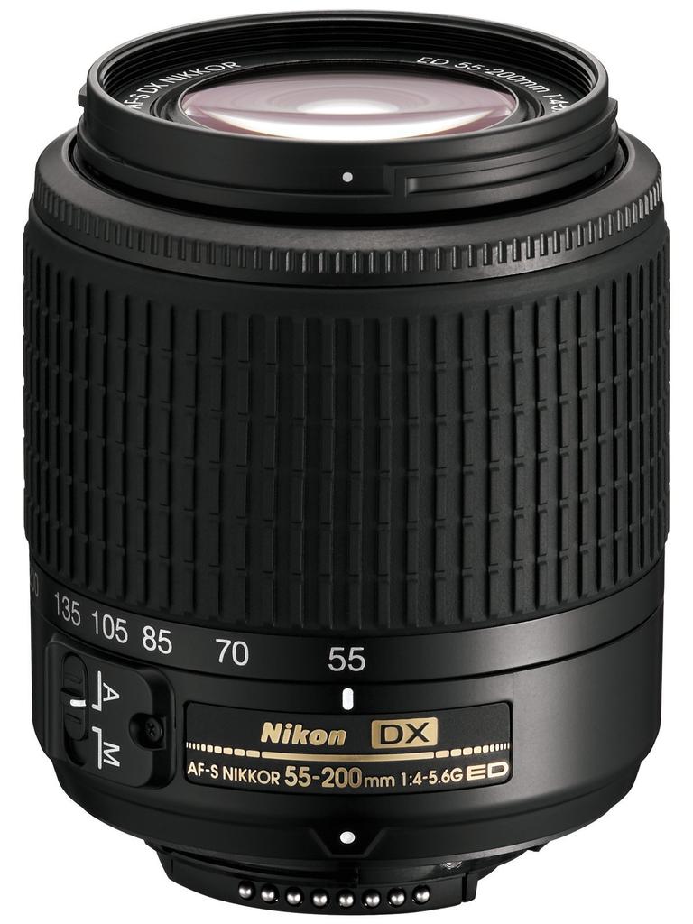 Nikon DX Zoom Nikkor ED Schwarz Nur für Nikon DX-Format AF-S 55-200 mm F4-5.6G