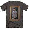 Seinfeld Kramer Portrait Mens T Shirt Charcoal Unisex T-Shirt