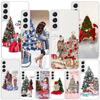 Christmas Girls Tree Gift Phone Case For Samsung Galaxy S24 S25 Edge S26 Ultra S23 S22 S21 Plus S20 FE + Personalized Print Cove