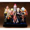 8 Stück Anime One Piece Oka Shichibukai Figur Donquixote Doflamingo Marshall D Teach Dracule Mihawk Bartholemew Modell Spielzeug Geschenk