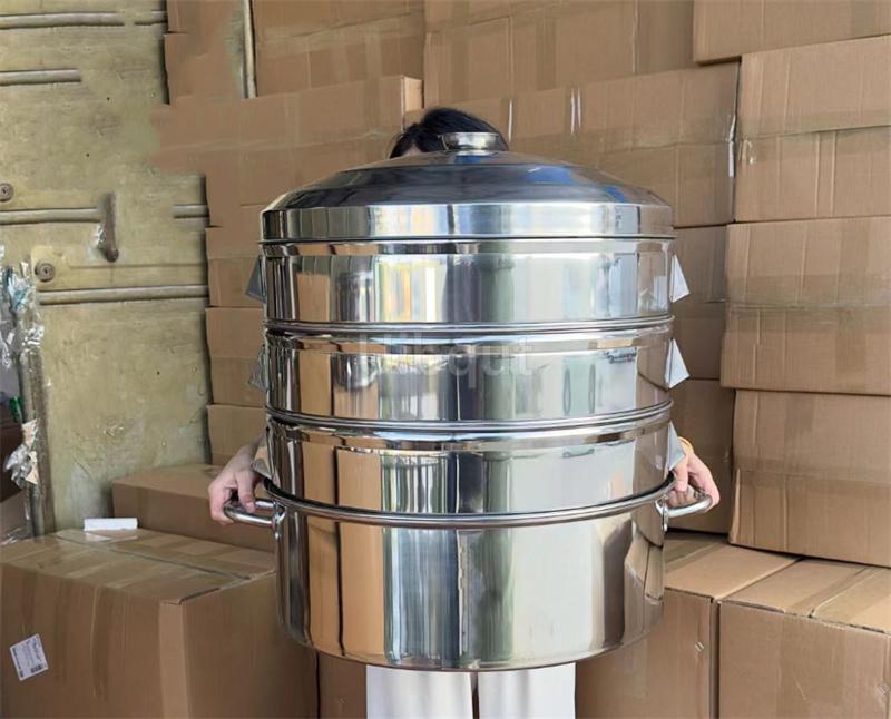 Thick Stainless Steel steamer Extra Large big Food bun buns steamer with pot Bread drawer fish rice dumpling cooker tray steamed