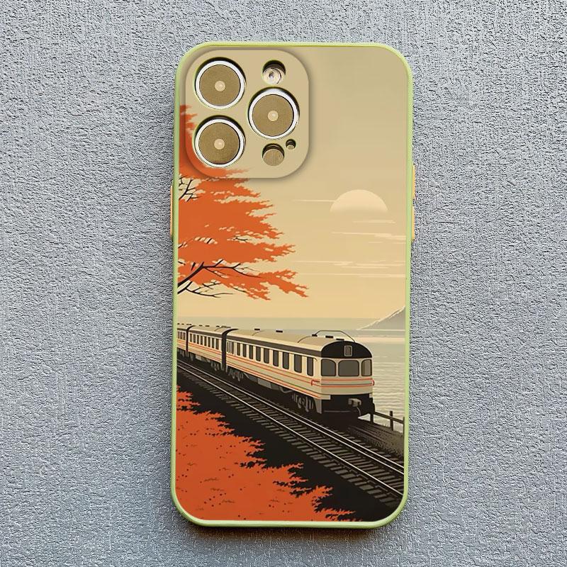 Autumn Maple Leaf Scenery Fall Phone Case For IPhone 15 14 Pro Max Plus 16 Pro Max Case IPhone 13 11 12 Pro Max XR XS X Covers