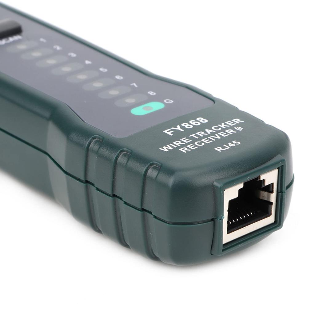 ViaGasaFamido Network Cable Tester RJ45 RJ11 Lan Wire Tracker Kit Tester & Calibrator