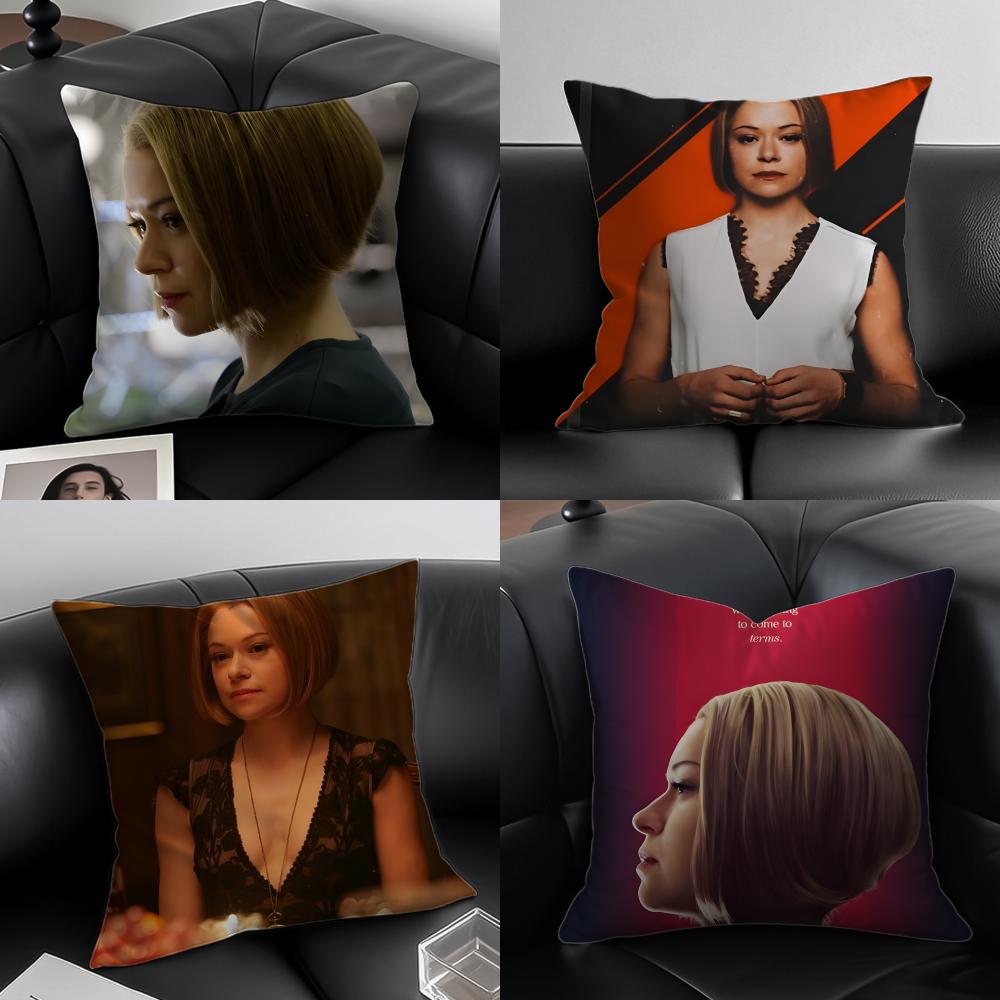 Orphan Black Character RRachel Duncan Cushion Cover Pillow Case Antidustmite Invisible Zipper Silky Plush Cushion