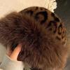 Thicken Fluffy Fur Bucket Hat Cold Winter Hat New Panama Cap  Women