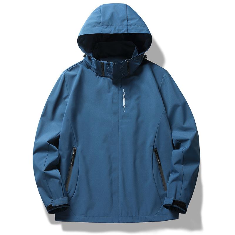 

Jackets Men s and Women s Loose Removable Hats Outdoor Group Clothes Waterproof Jackets Couple Jackets Windproof and Breathable 5XL