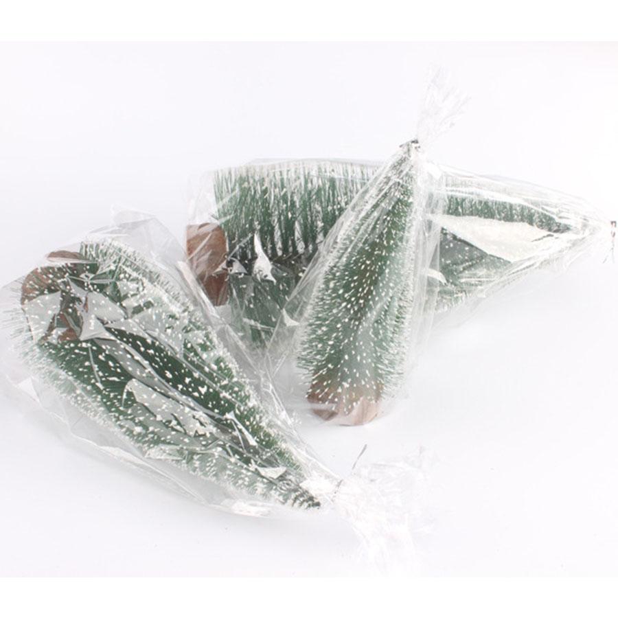 1 Stück Mini Weihnachtsbaum Künstlicher Schnee Simulation Frost Kiefer Desktop Dekorative Zubehör Weihnachtsbaumschmuck Dekoration Geschenk