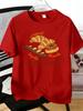 Unisexs Soft Cotton Tee Croissant Baguette Donut Bread Graphic Crew Neck Short Sleeve Casual Top For Bakery Food Lover Daily Gift