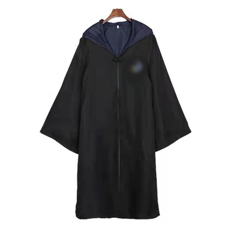 Harry Potter Wizard Robe Cosplay Costume for Kids & Adults - Magic Cloak Cape for Halloween
