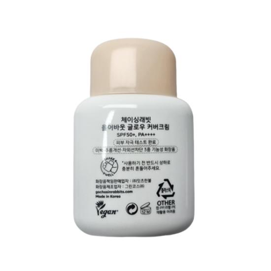 CHASIN RABBITS All About Glow Cover Cream 35g 2ea - 24-Hour UV Protection
